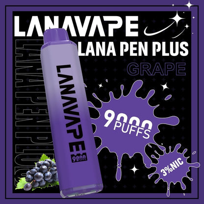 LANA9000口 一次性拋棄式 持久續航 & 快速充電